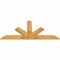 Ekena Millwork Saratoga Rough Sawn Timber Gable Bracket, Western Red Cedar, 72"W x 33"H x 2"D x 6"F, 11/12 Pitch GBW072X33X0206SAR00RWR - alternate 3